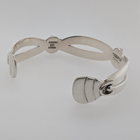 Vintage Sterling Silver Taxco Cuff - Picture 4 of 10